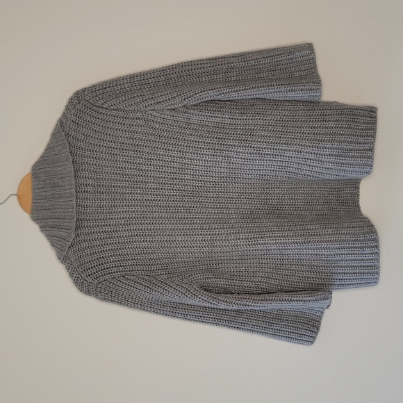 MERONA Light Gray Knit Cardigan size Medium - Picture 8 of 13